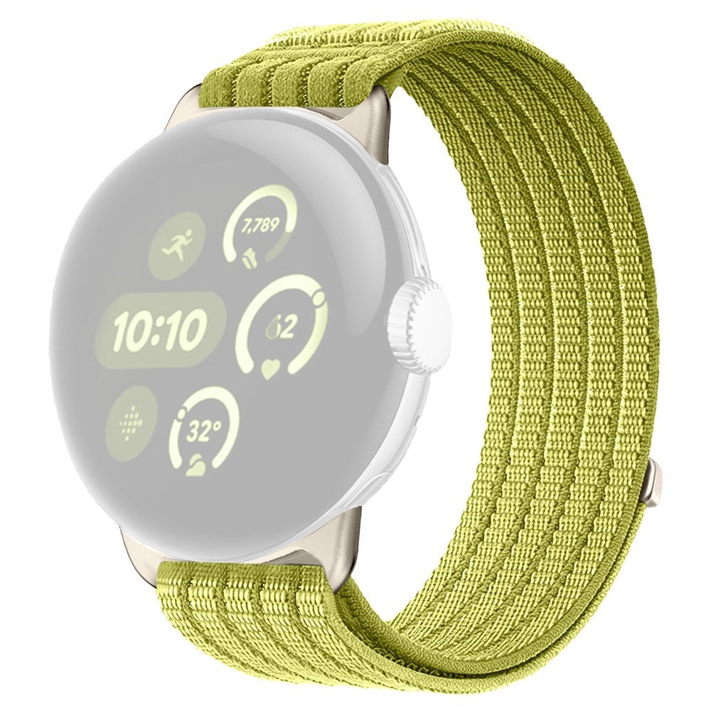 Google Pixel Watch 4 / 3 / 2 / 1 (41mm) EIDERWOOD Nylon Watch Strap - Green