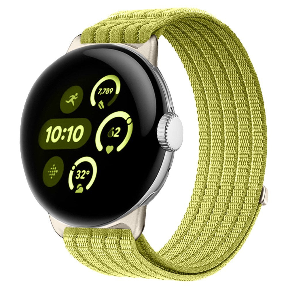 Google Pixel Watch 4 / 3 / 2 / 1 (41mm) EIDERWOOD Nylon Watch Strap - Green