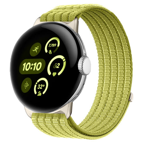 Google Pixel Watch 4 / 3 (45mm) EIDERWOOD Nylon Watch Strap - Green
