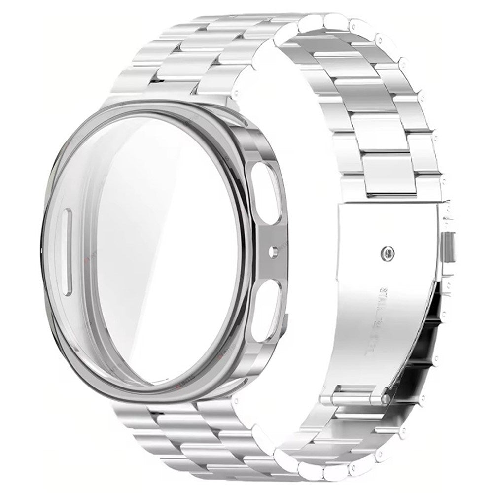 Samsung Galaxy Watch 8 / 9 (40mm) EIDERWOOD Stainless Steel Watch Band with Plastic Case – Silver