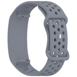Garmin CIRQA Smart Band EIDERWOOD Silicone Strap with Breathable Perforated Holes - Blue Grey