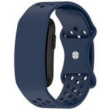 Garmin CIRQA Smart Band EIDERWOOD Silicone Strap with Breathable Perforated Holes - Dark Blue