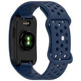 Garmin CIRQA Smart Band EIDERWOOD Silicone Strap with Breathable Perforated Holes - Dark Blue