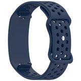 Garmin CIRQA Smart Band EIDERWOOD Silicone Strap with Breathable Perforated Holes - Dark Blue