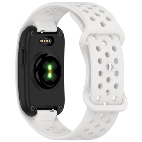 Garmin CIRQA Smart Band EIDERWOOD Silicone Strap with Breathable Perforated Holes - Grey White