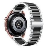 Universal Smartwatch (20mm) Stainless Steel Strap - Silver / Black