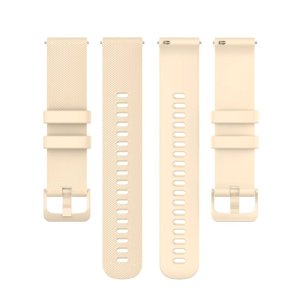 Smartwatch Universal Silicone Strap (20mm) - Beige