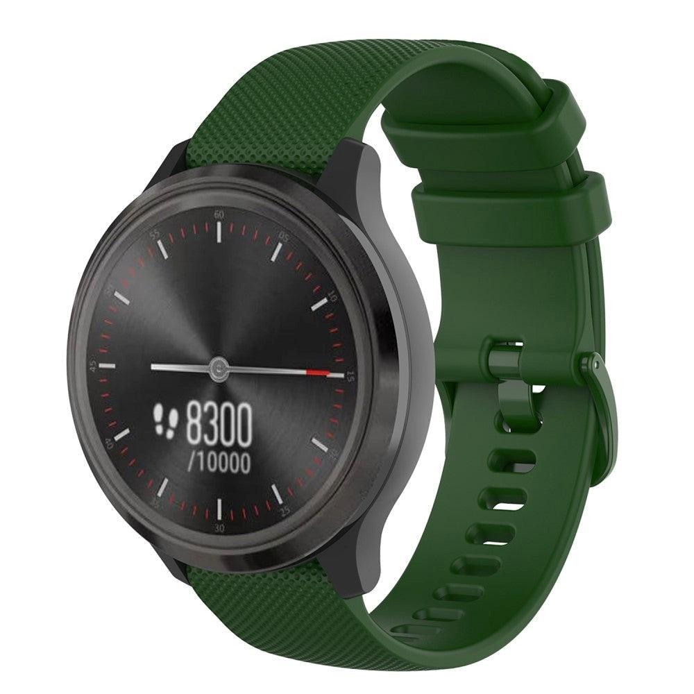 Smartwatch Universal Silicone Strap (20mm) - Army Green