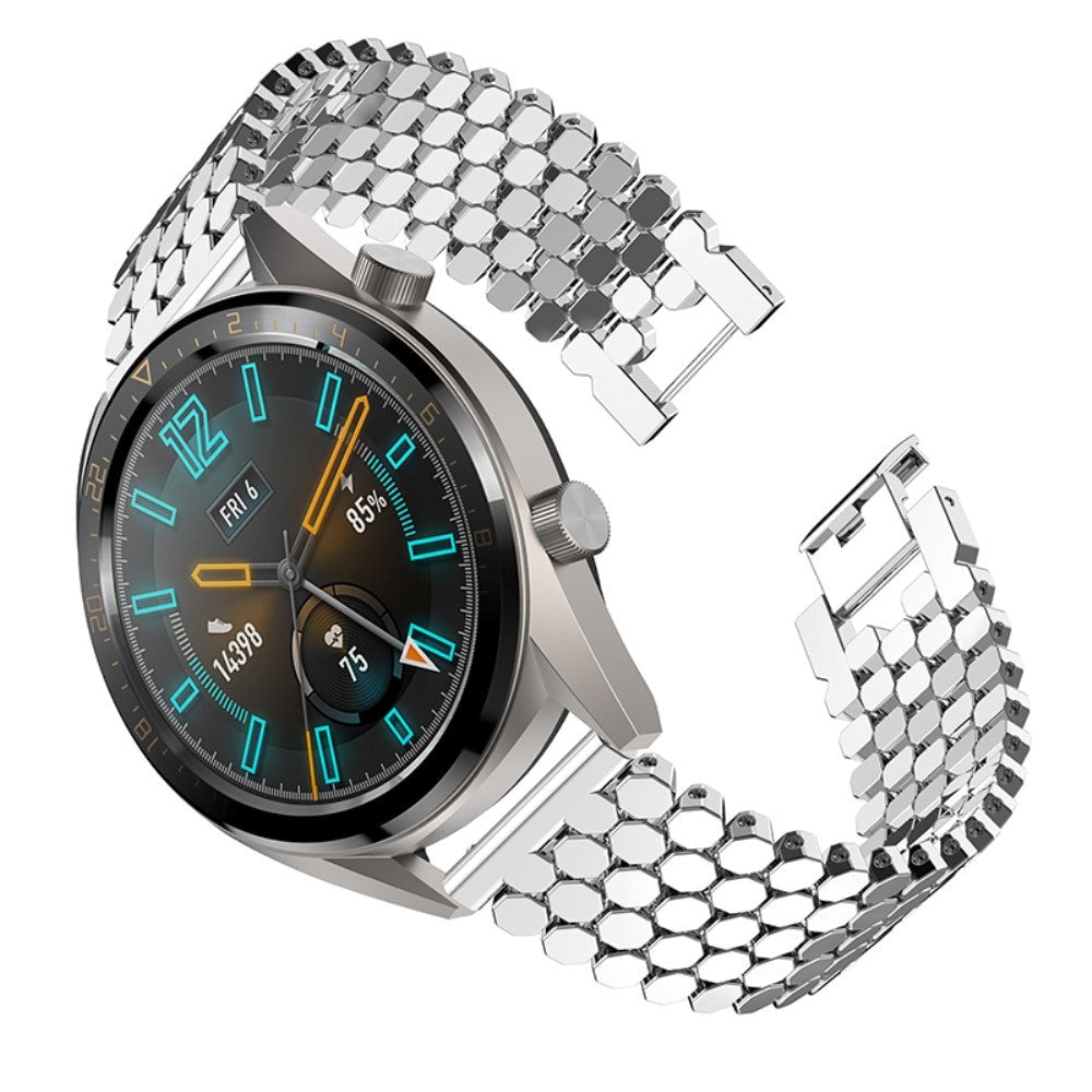 Universal Smartwatch Alloy Strap (22mm) - Silver