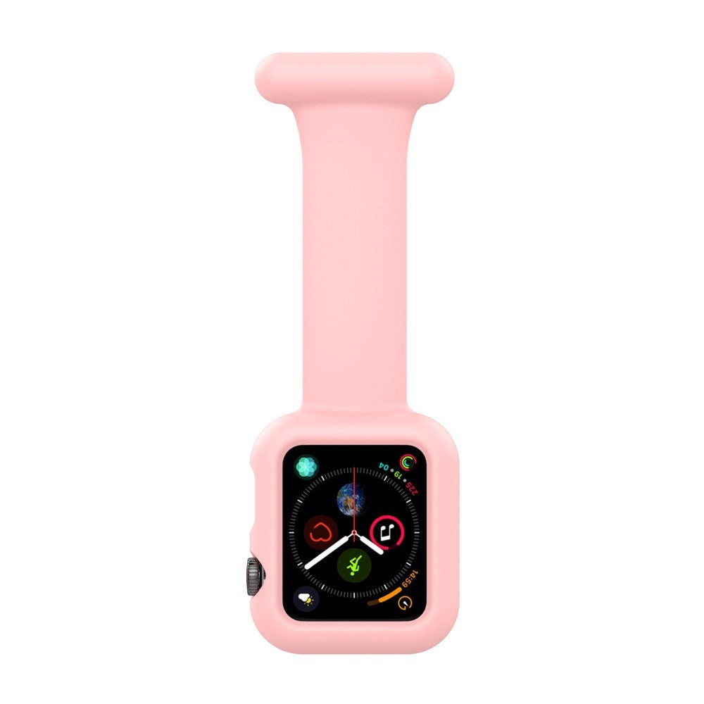 Apple Watch (38/40/SE/41/42mm) Silicone Nursing Watch Strap - Pink