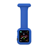 Apple Watch (38/40/SE/41/42mm) Silicone Nursing Watch Strap - Blue