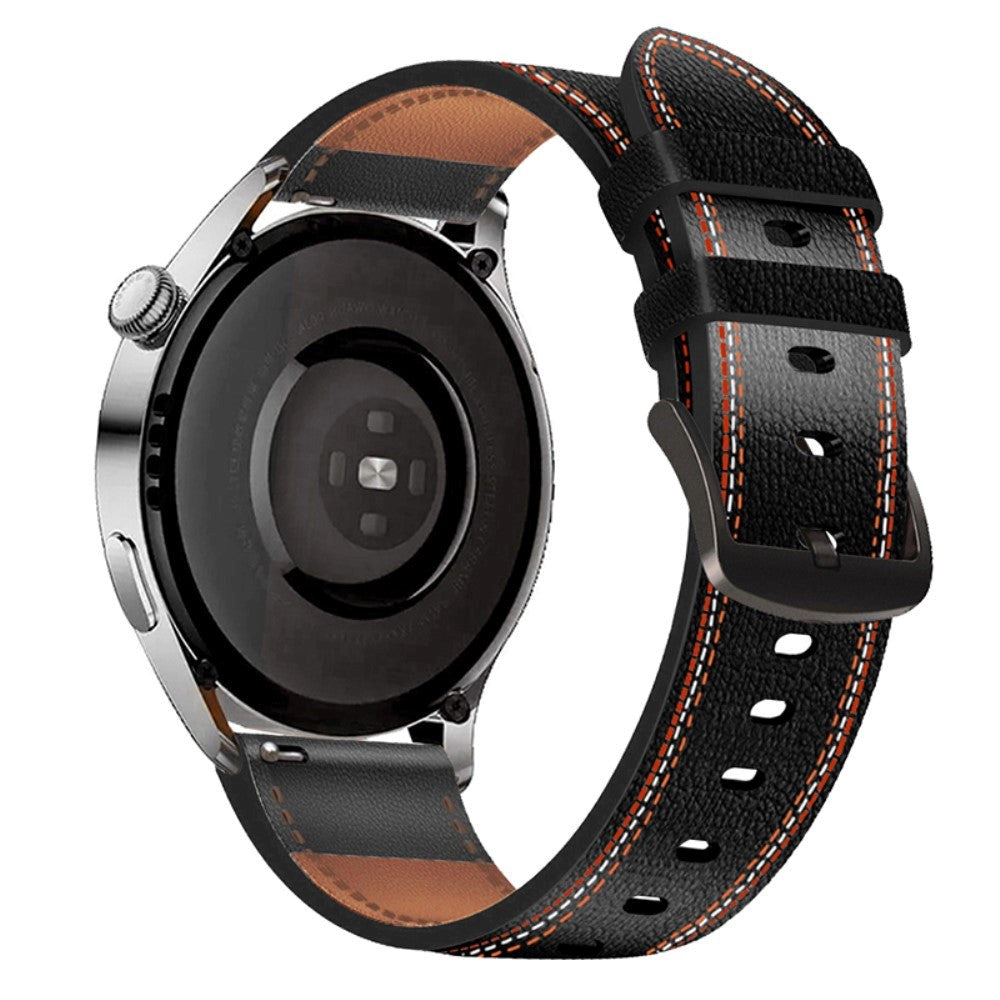 Universal Smartwatch PU Skinn Strap 22mm - Black