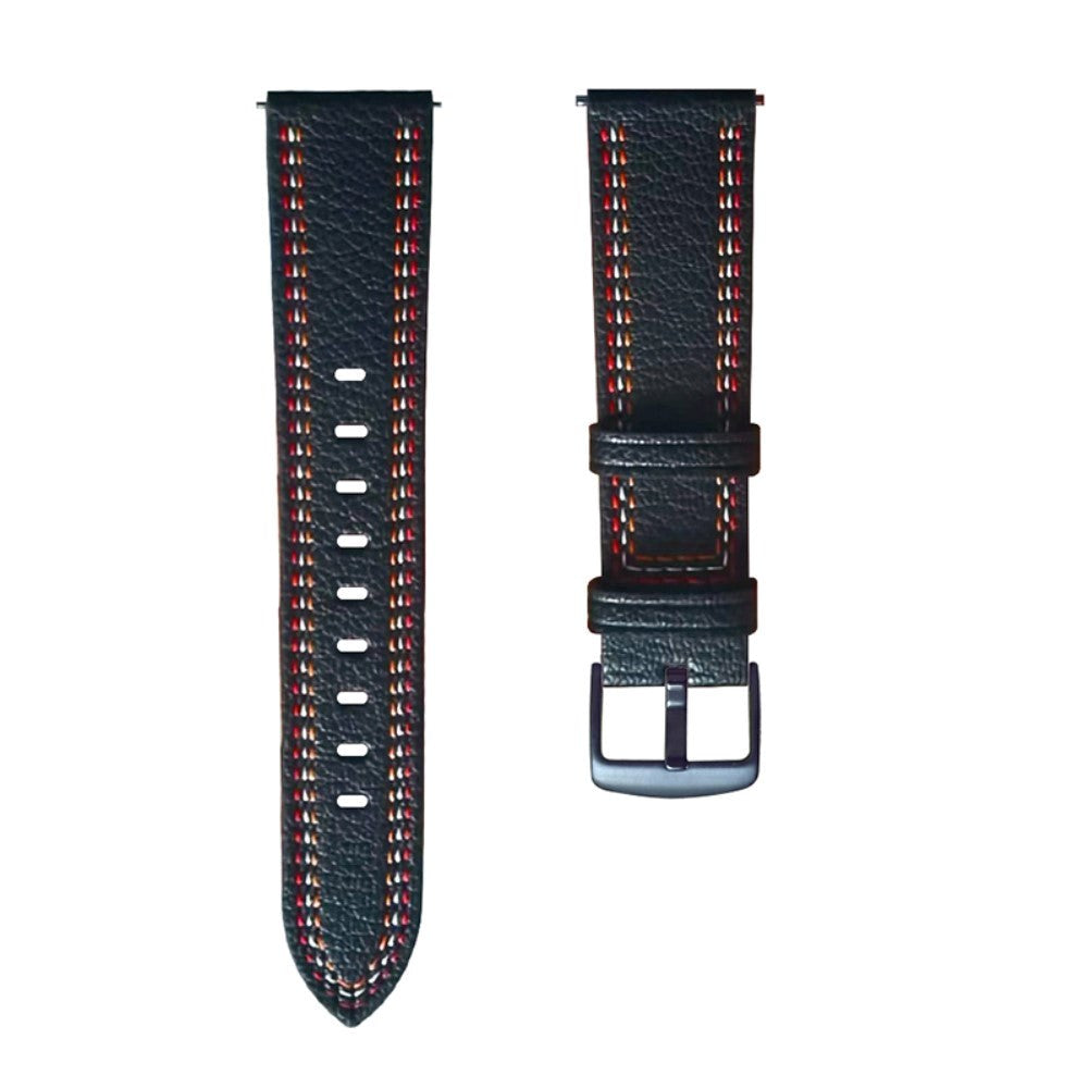 Universal Smartwatch PU Skinn Strap 22mm - Black