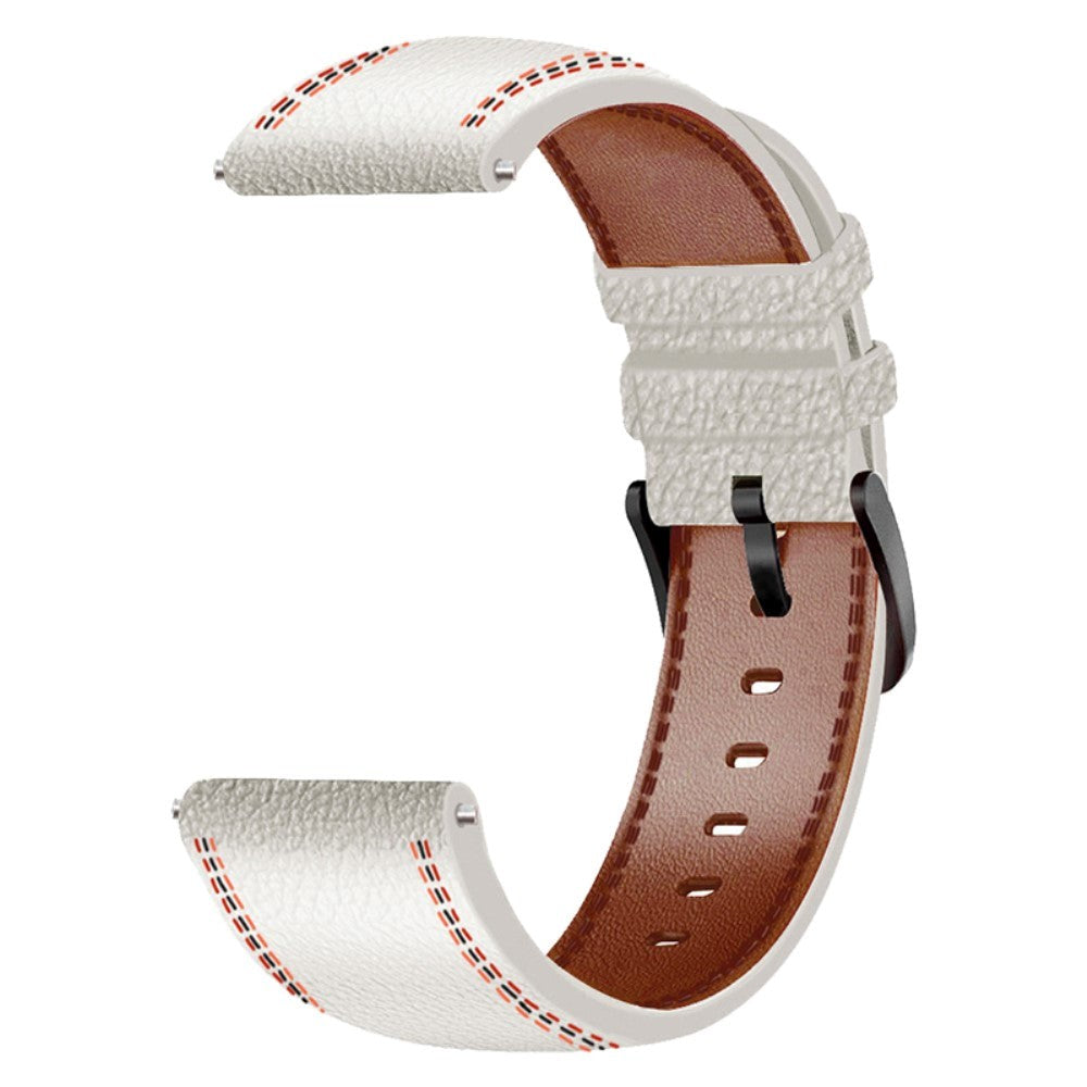 Universal Smartwatch PU Skinn Strap 22mm - White