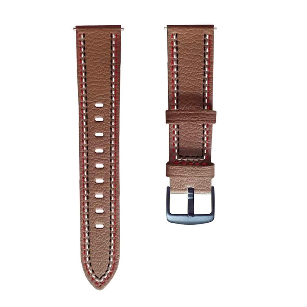 Universal Smartwatch PU Skinn Strap 22mm - Brown