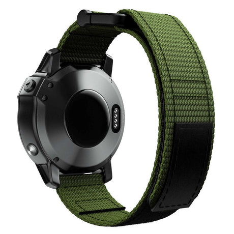 Universal Garmin 26mm Nylon Strap w. Velcro - Green