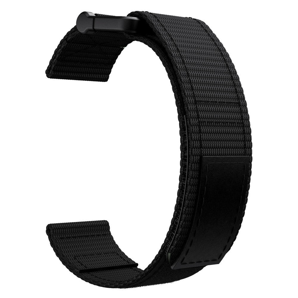 Universal Garmin 22mm Nylon Strap w. Velcro - Black