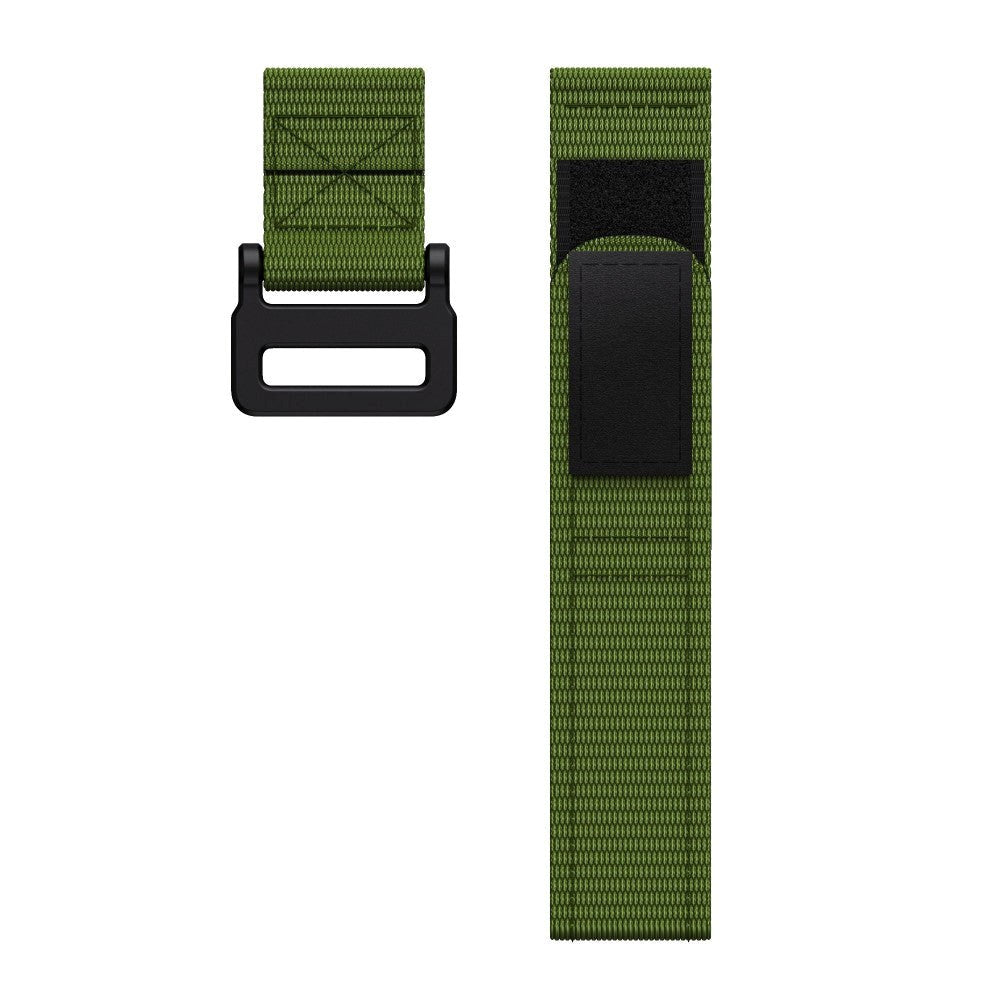 Universal Garmin 22mm Nylon Strap w. Velcro - Green