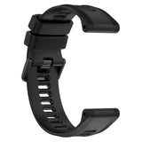 Garmin Strap 22 mm Silicone Grooved - Black