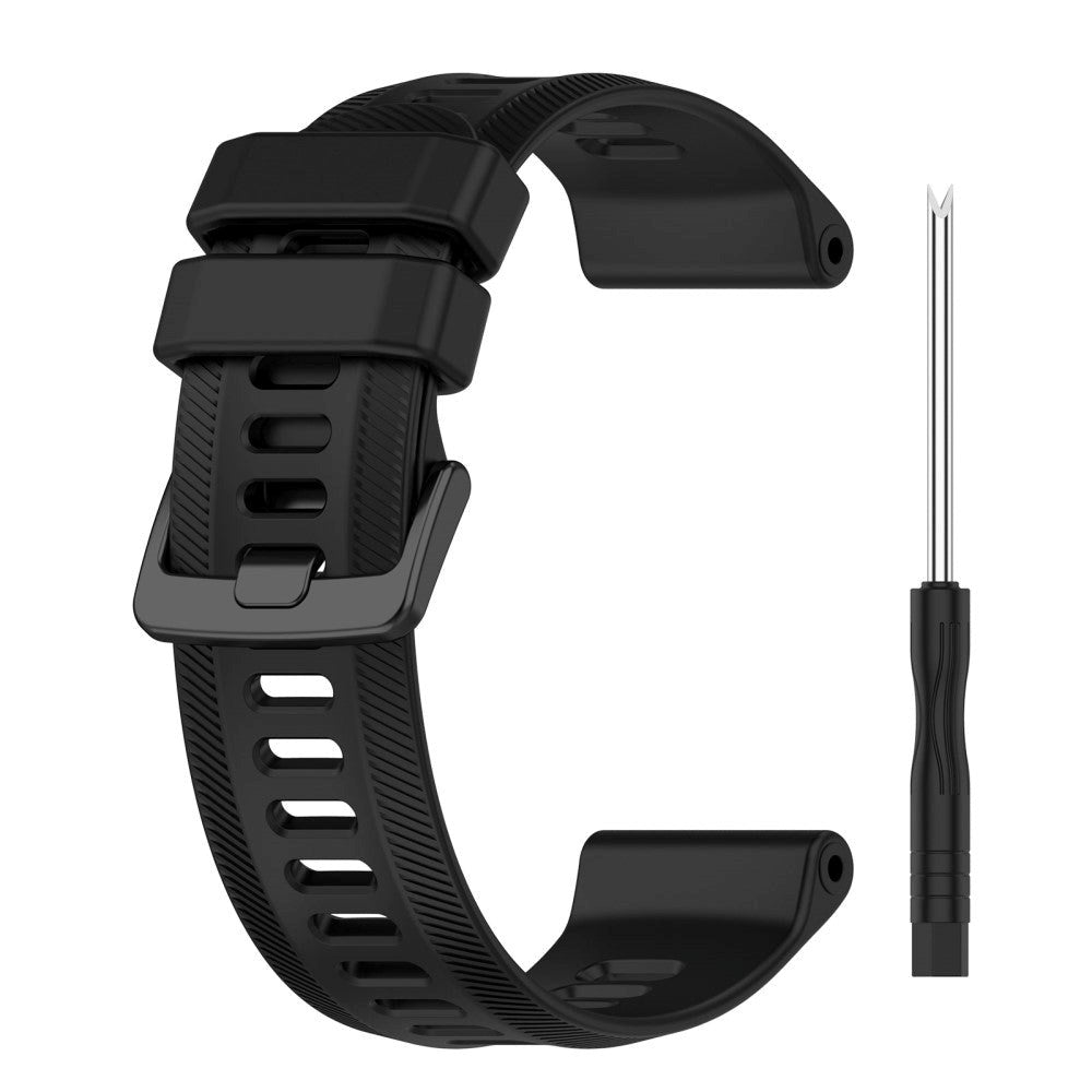 Garmin Strap 22 mm Silicone Grooved - Black