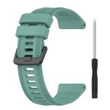 Garmin Strap 22 mm Silicone Grooved - Dark Green