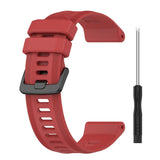 Garmin Strap 22 mm Silicone Grooved - Red