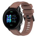 Garmin Strap 22 mm Silicone Grooved - Brown