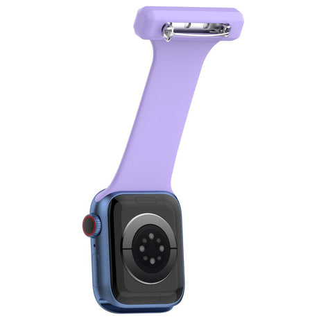 Apple Watch (38/40/SE/41/42mm) Silicone Nursing Watch Strap - Purple