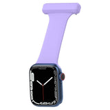 Apple Watch (38/40/SE/41/42mm) Silicone Nursing Watch Strap - Purple