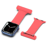 Apple Watch (38/40/SE/41/42mm) Silicone Nursing Watch Strap - Red