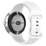 Google Pixel Watch 1 / 2 Silicone Smartwatch Strap - White