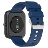 Universal Silicone Smartwatch Strap (20mm) w. Metal Buckle - Blue