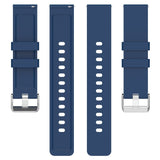 Universal Silicone Smartwatch Strap (20mm) w. Metal Buckle - Blue