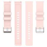 Universal Silicone Smartwatch Strap (20mm) w. Metal Buckle - Pink