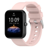 Universal Silicone Smartwatch Strap (20mm) w. Metal Buckle - Pink