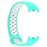 Xiaomi Smart Band 9 / 9 NFC / 8 / 8 NFC Silicone Watch Strap - Turquoise / White