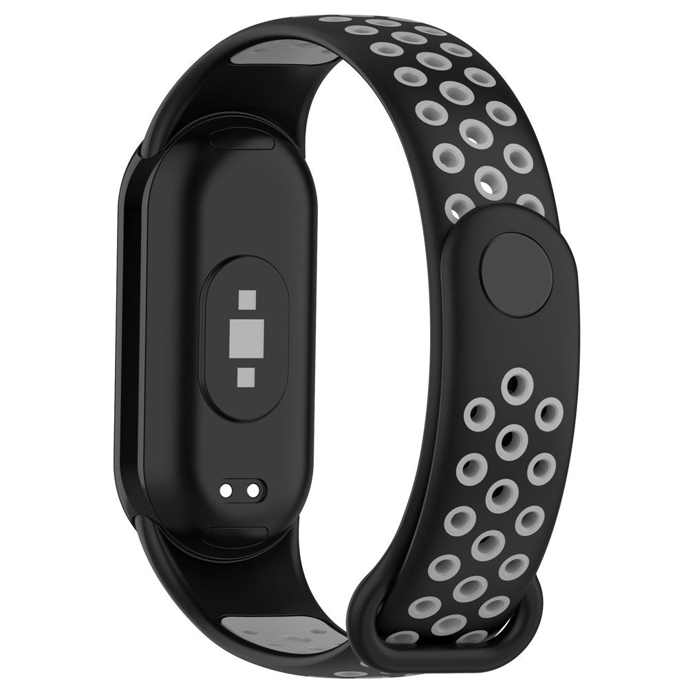 Xiaomi Smart Band 9 / 9 NFC / 8 / 8 NFC Silicone Watch Strap - Black / Grey