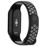 Xiaomi Smart Band 9 / 9 NFC / 8 / 8 NFC Silicone Watch Strap - Black / Grey