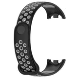 Xiaomi Smart Band 9 / 9 NFC / 8 / 8 NFC Silicone Watch Strap - Black / Grey