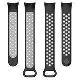 Xiaomi Smart Band 9 / 9 NFC / 8 / 8 NFC Silicone Watch Strap - Black / Grey