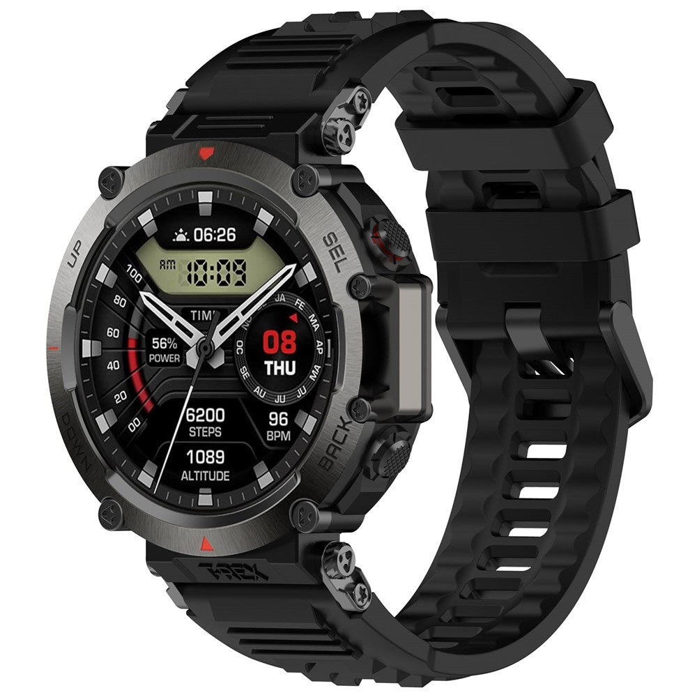 Amazfit T-Rex Ultra Silicone Strap with Installation Tool – Black