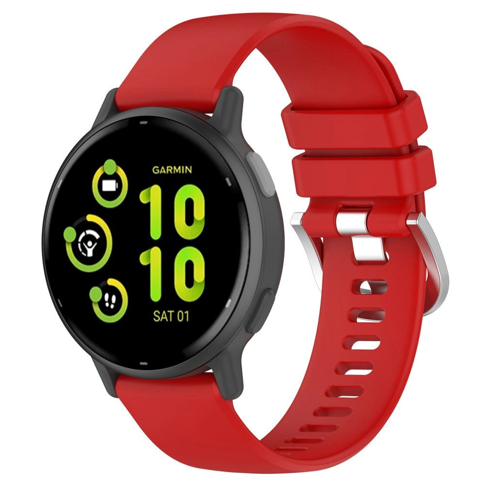 Garmin Vivoactive 5 Silicone Smartwatch Strap - Red