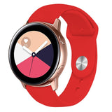Huawei Watch GT 4 (41mm) / Garmin Venu 3S (18mm) Silicone Strap - Red