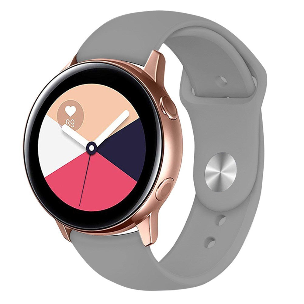 Huawei Watch GT 4 (41mm) / Garmin Venu 3S (18mm) Silicone Strap - Grey