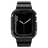 Apple Watch (42/44/SE/45mm) Plastic Strap & Case - Black