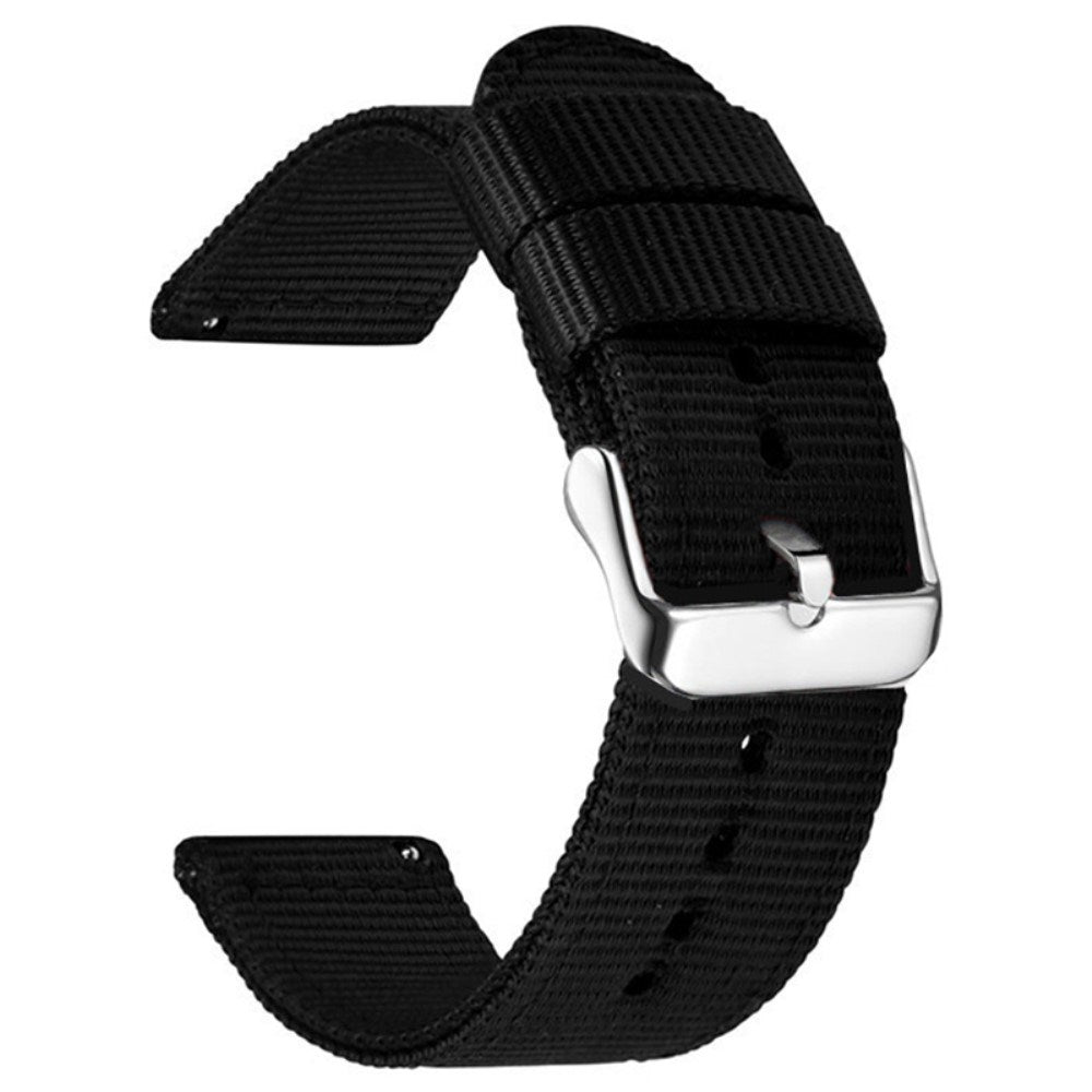 Universal 14mm Nylon Smartwatch Strap - Black