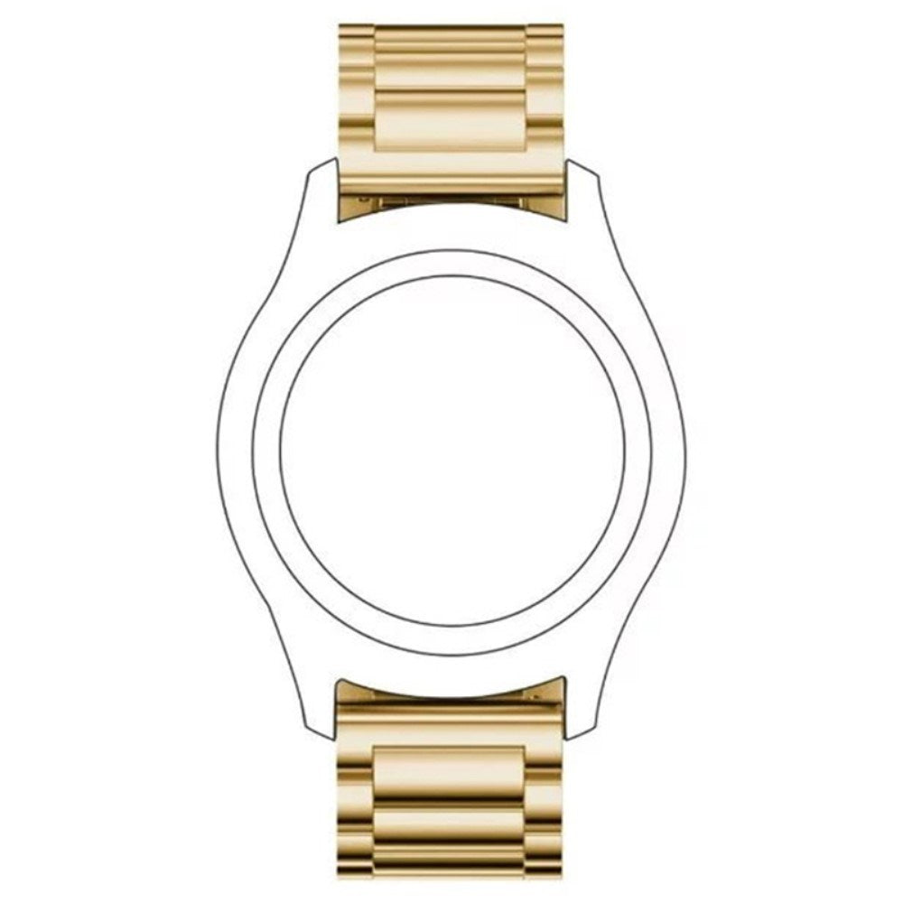 Universal 14mm Stainless Steel Smartwatch Strap - Gold