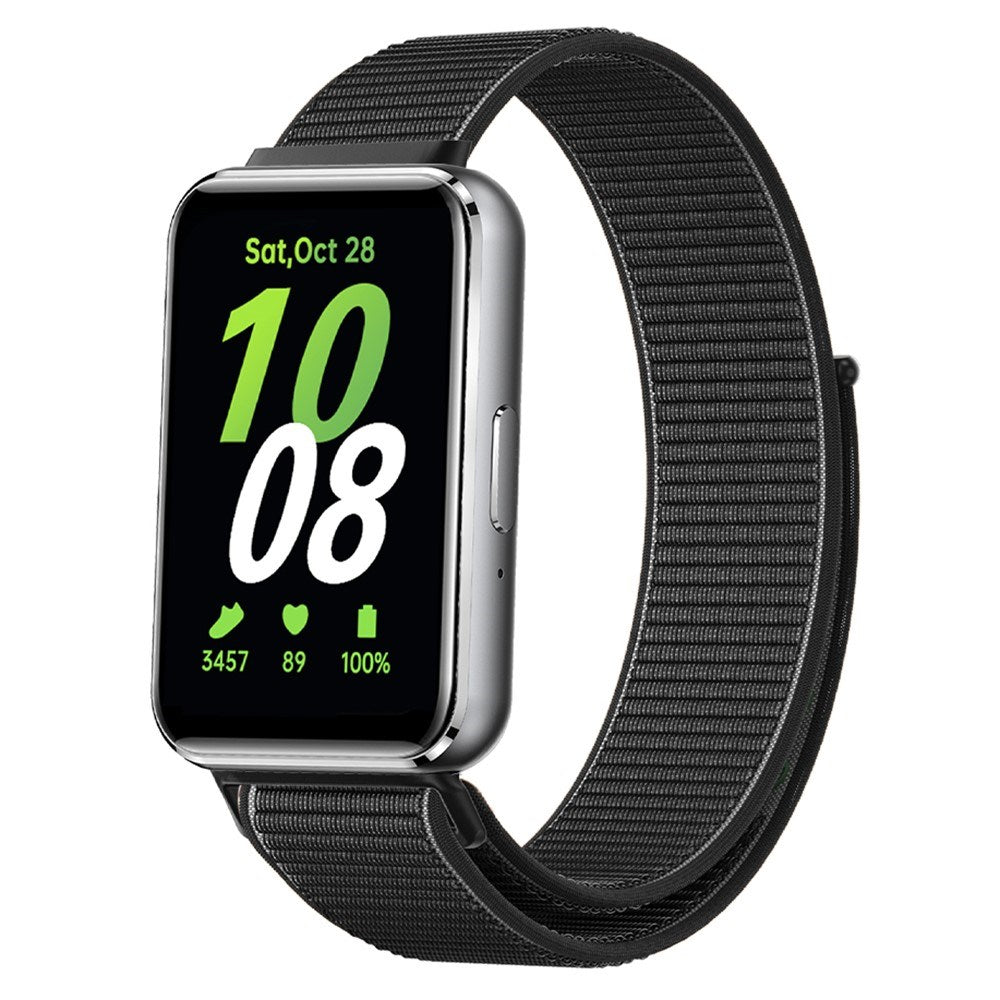 Samsung Galaxy Fit3 Nylon Velcro Strap - Black