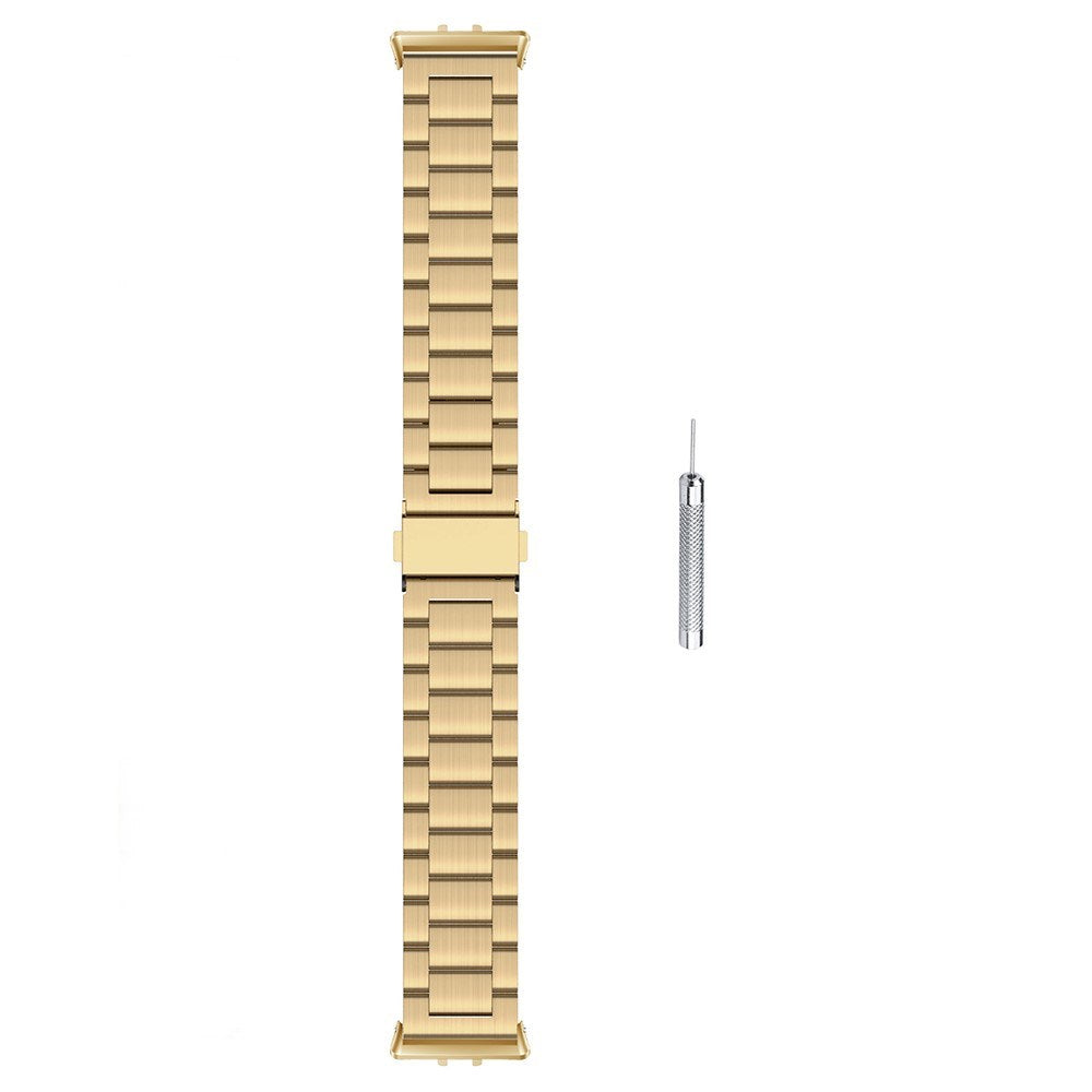 Samsung Galaxy Fit3 Stainless Steel Smartwatch Strap w. Tool - Gold