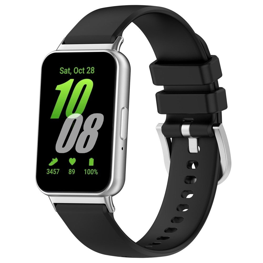 Samsung Galaxy Fit3 Smartwatch Silicone Strap - Black